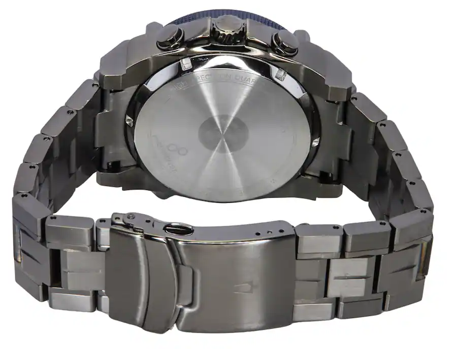 Diall Icon Bulova Icon Precisionist Chronograph Stainless Steel Grey Dial Quartz ...