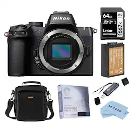 Bundle - Nikon - Z50II Mirrorless Camera, with 128GB Memory Card, EN-EL25 Battery and Shoulder Bag