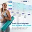 Track Your Progress and Achieve Your Goal: View history data anytime and anywhere, track progress by week, month, or year.