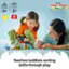 Teaches toddlers sorting skills through play.
