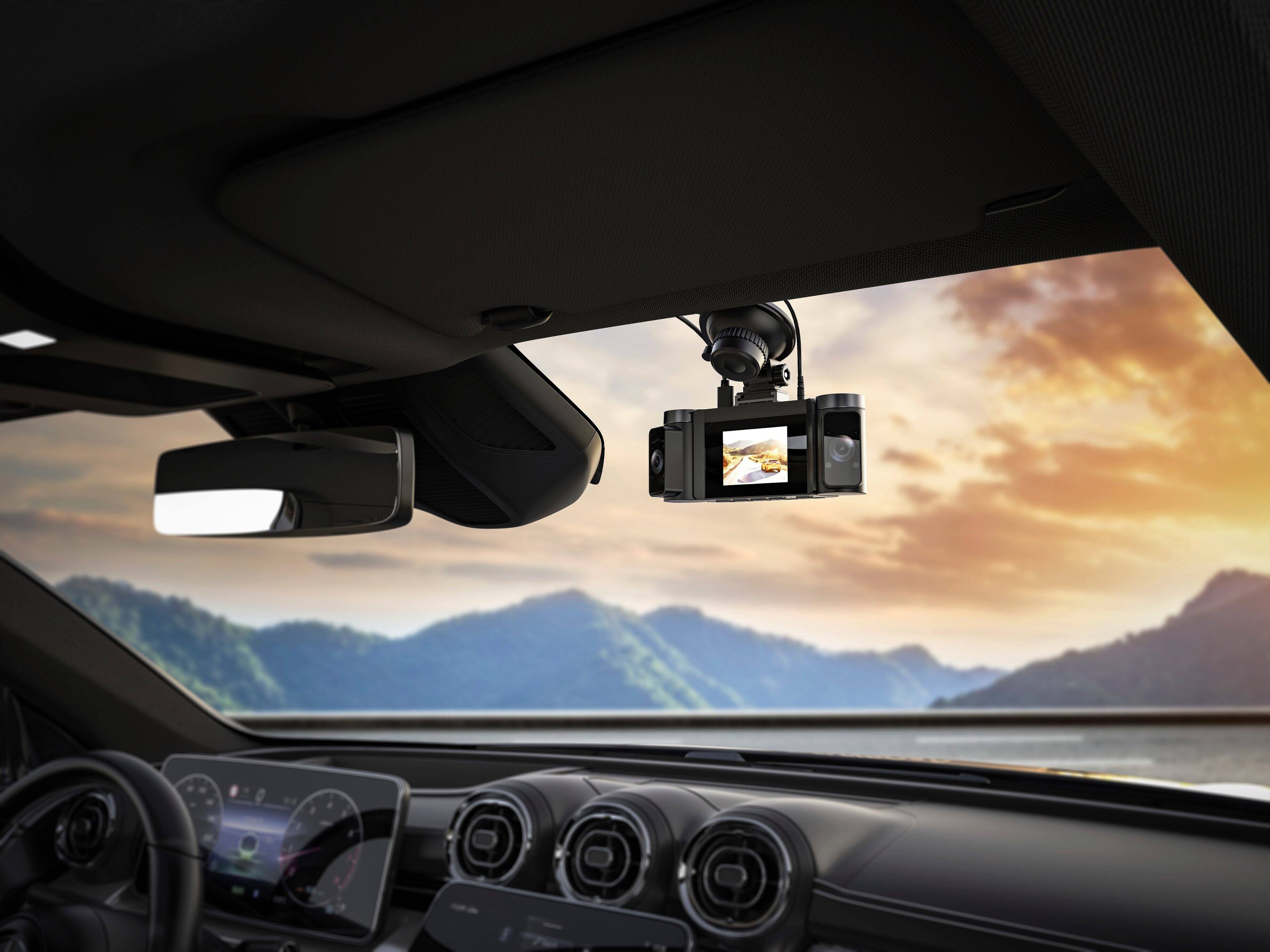 Alt View 10. Rexing - Rexing C4 4-Channel Dash Cam with All-Around 1080p, Wi-Fi App Control, Parking Mode, 64GB Card - Black.