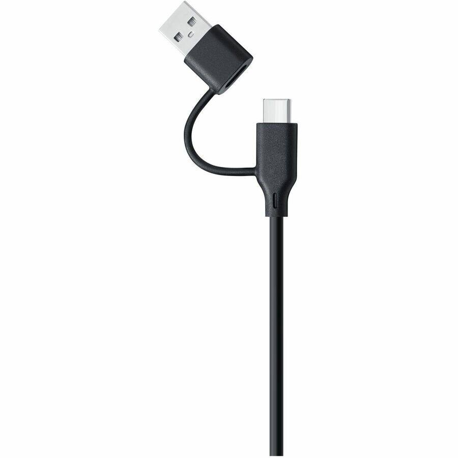 Alt View 8. Adesso - Adesso AKB-140SB Desktop Keyboard with Smart Card Reader - Cable Connectivity - Full-size - USB Type A, USB Type C - Unknown.