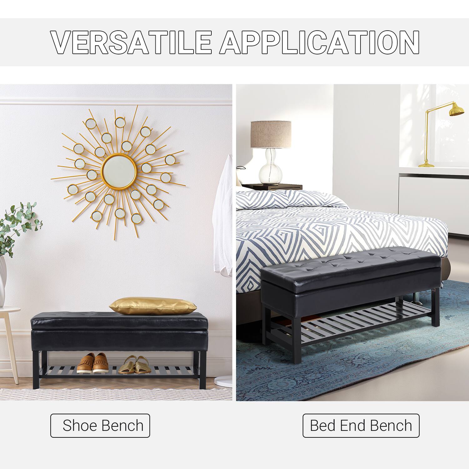 Shoe Bench, Bed End Bench