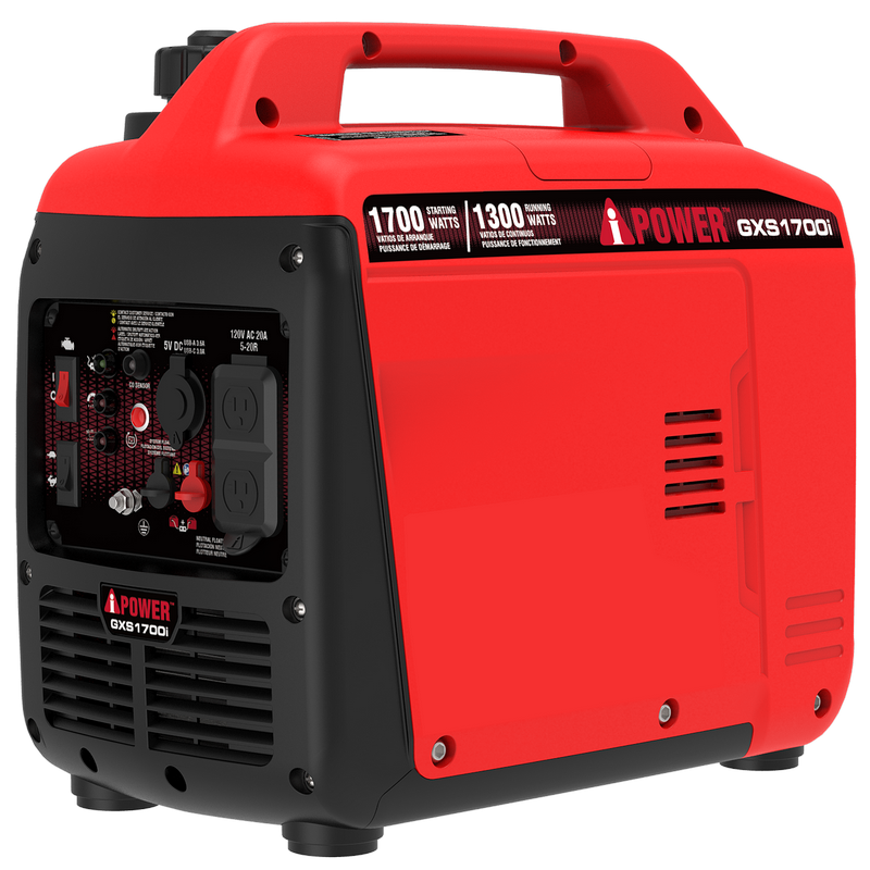 STARTING 1700 WATTS  
RUNNING 1300 WATTS  
POWER GX51700i  
120V AC 20A  
5V DC 4A  
5-208  
120V AC 20A  
POWER GX51700i