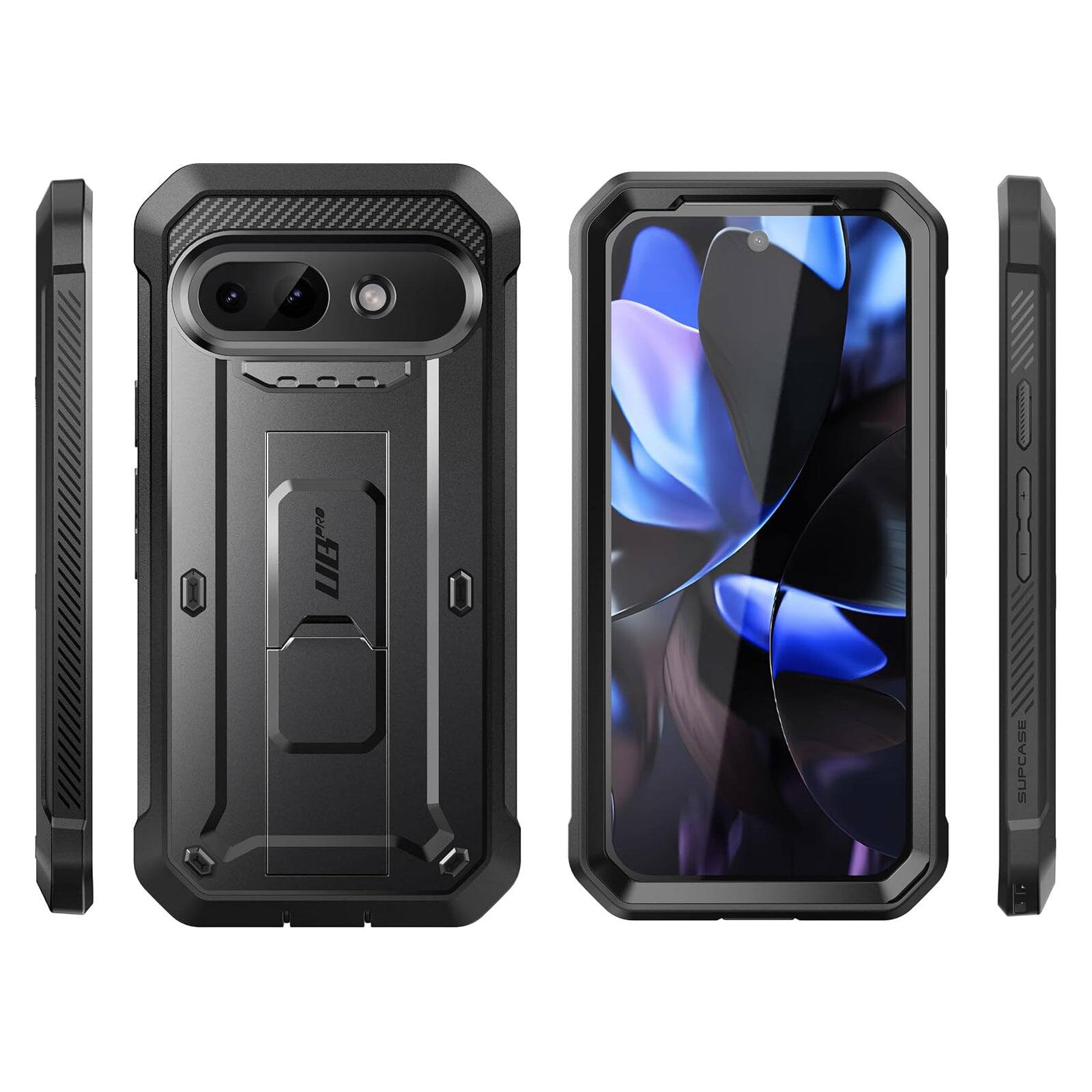 Alt View 4. SUPCASE - Google Pixel 9a Unicorn Beetle PRO Rugged Case - Black.