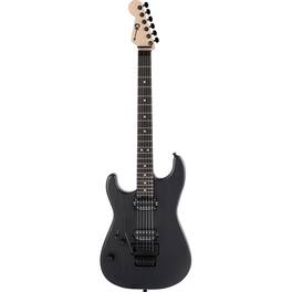Charvel - Pro-Mod San Dimas Style 1 HH FR E Sassafras Left-Handed Electric Guitar, Ebony Fingerboard, Satin Black