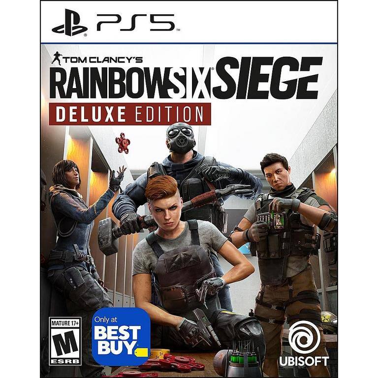 PS5  
Tom Clancy's Rainbow Six Siege Deluxe Edition  
Mature 17+  
Only at Best Buy  
Ubisoft