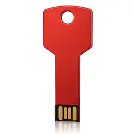 Stock Preferred - 32GB USB 2.0 Metal Key Flash Drive – - Red