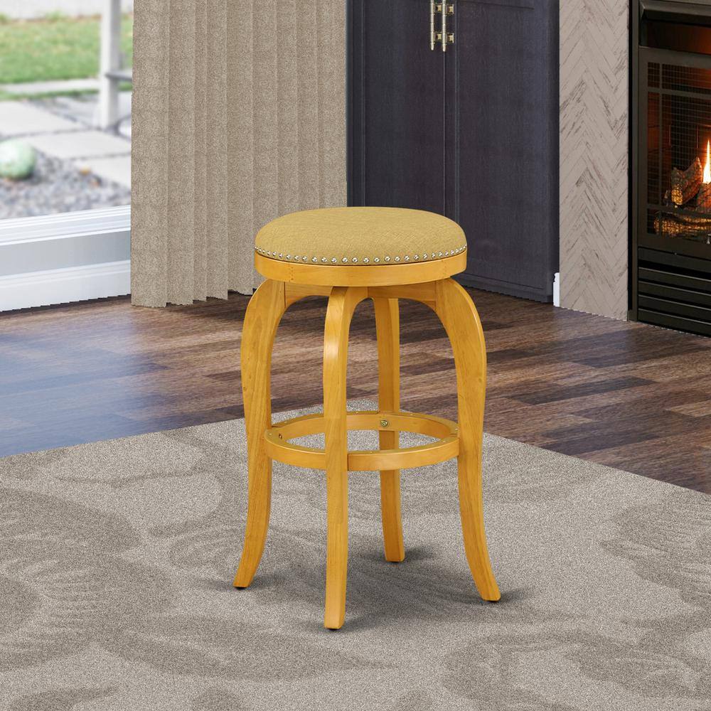 Left. East West Furniture - Barstools Vegas Gold - Brown.