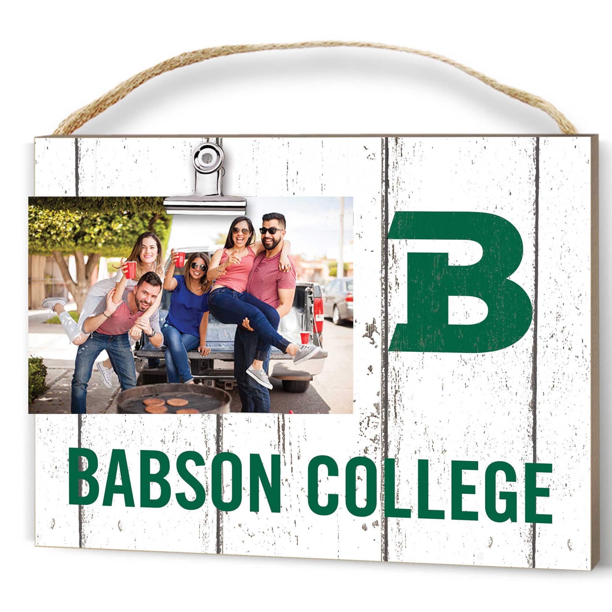 "Jardine - Babson Beavers 8"" x 10"" Weathered Clip It Frame - White" price history on PriceWatchPro