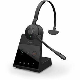 Jabra - Engage 65 SE Headset - Mono - Wireless - DECT - 328.1 ft - 40 Hz to 16 kHz - Over-the-ear, Behind-the-neck - Black