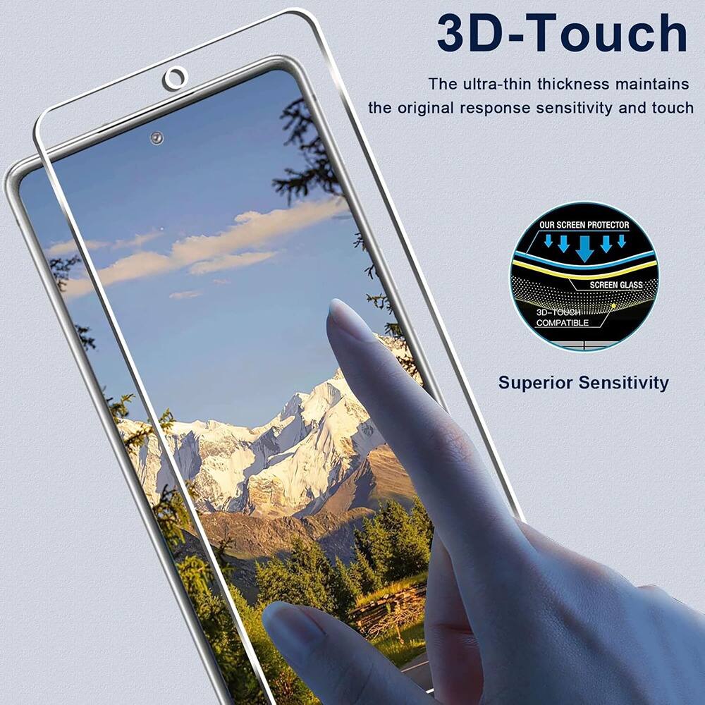 3D-Touch  
The ultra-thin thickness maintains the original response sensitivity and touch  

OUR SCREEN PROTECTOR  
SCREEN GLASS  
3D-TOUCH COMPATIBLE  

Superior Sensitivity