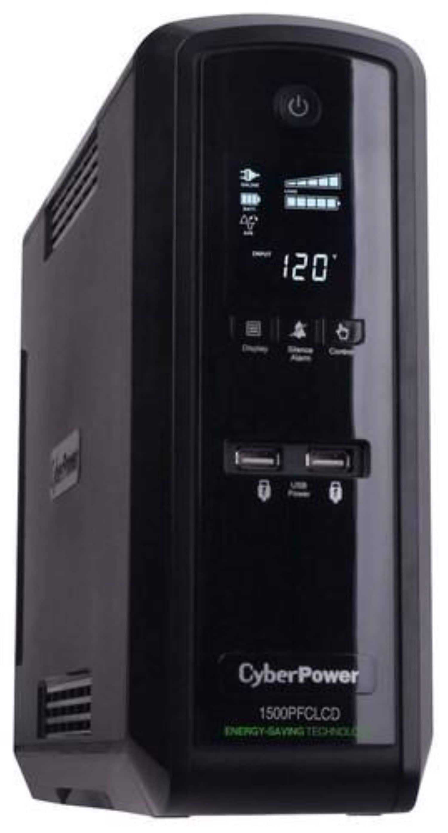 120 I CyberPower 1500PFCLCD ENERGY SAVING TECHNOLOGY