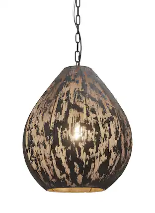 Front. Hivvago - Koza Ceiling Lamp Black - Black.