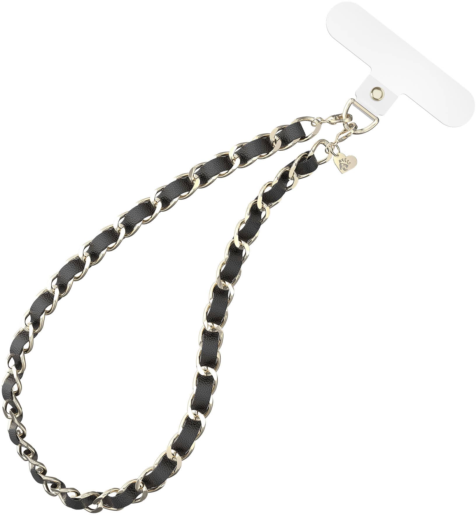 VELVET CAVIAR - Phone Charm Wristlet - Black Leather