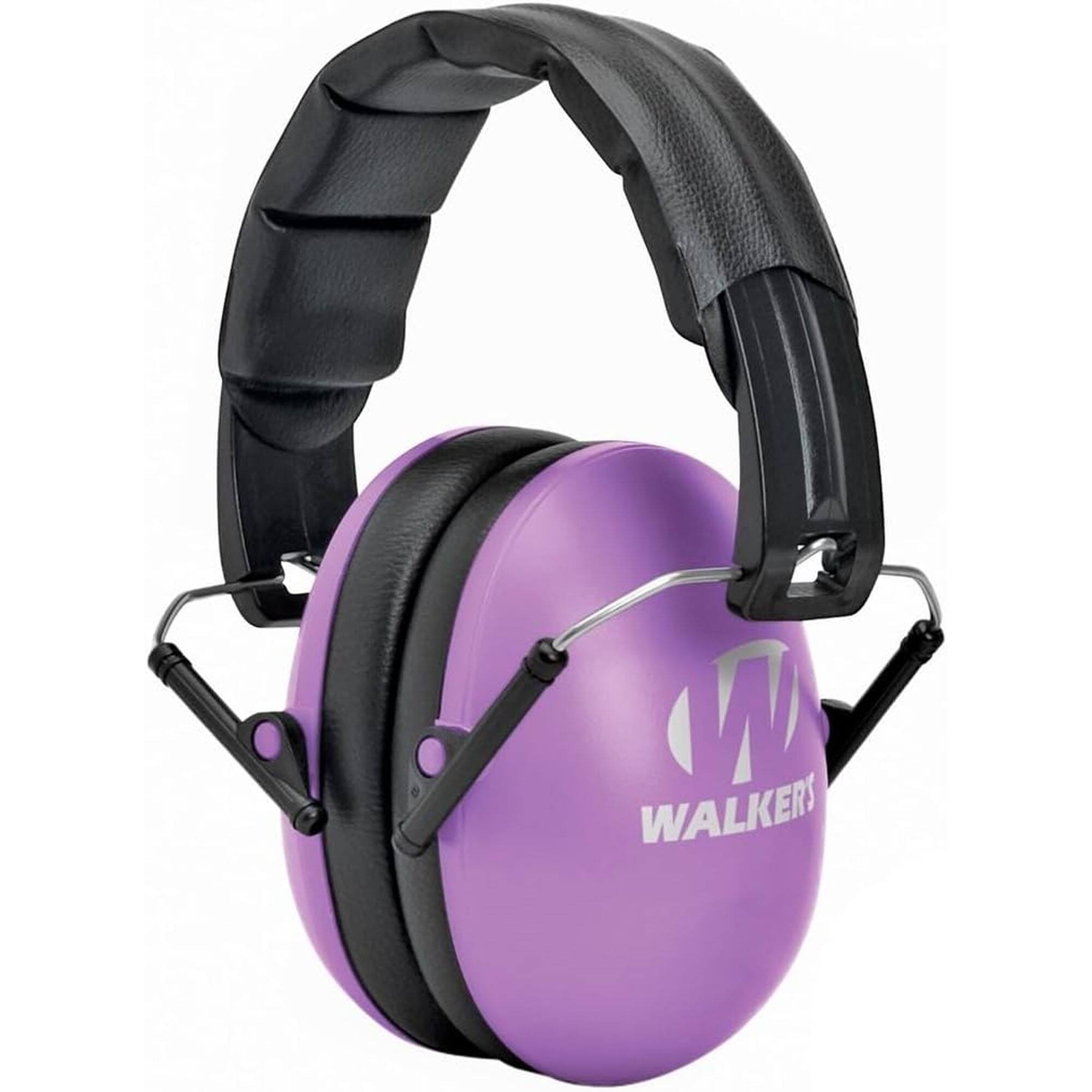 Alt View 1. Walker’s - Walker's Youth and Women Combo Kit, Passive Muffs, Sport Glasses and Foam Tips - Purple - Purple.