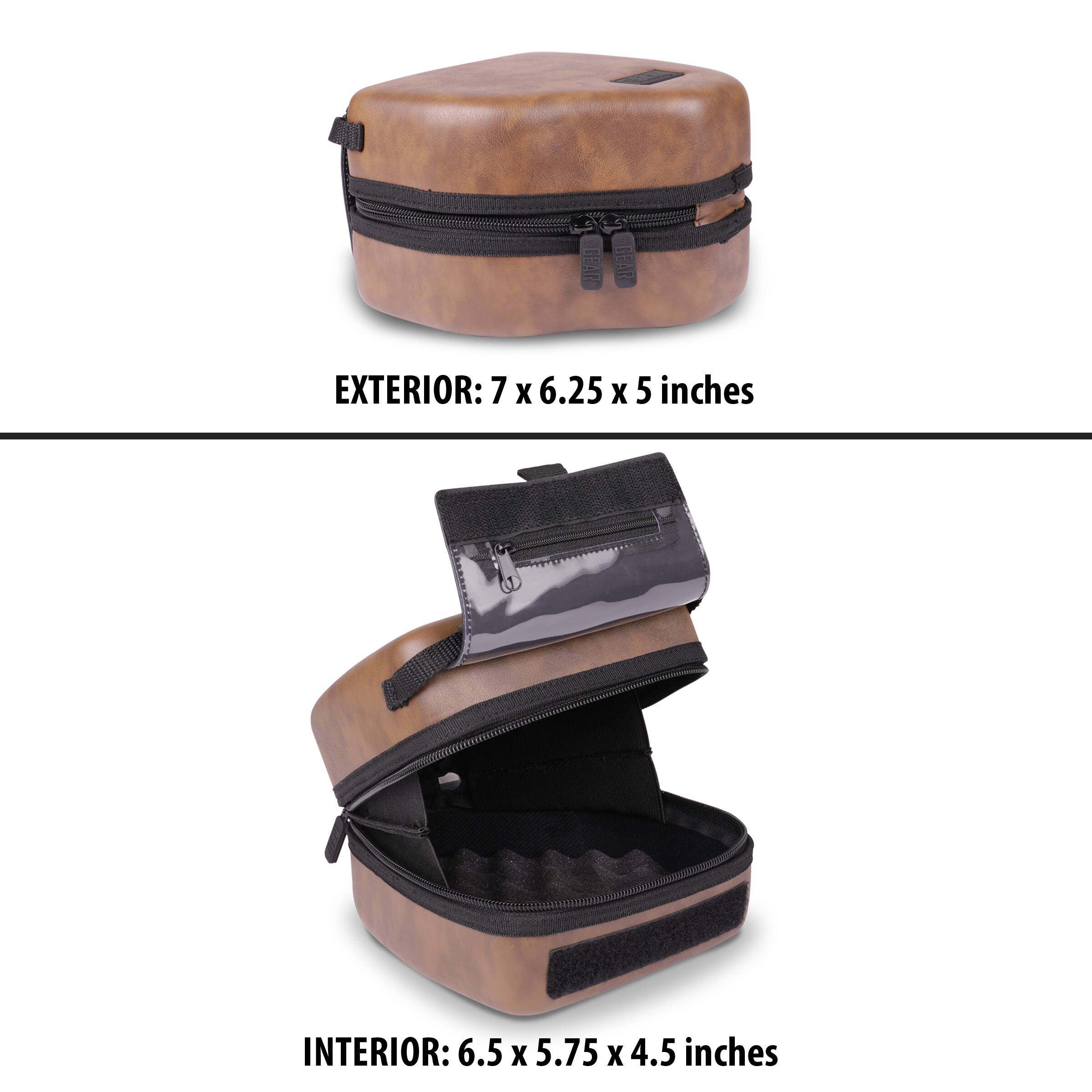 EXTERIOR: 7 x 6.25 x 5 inches  
INTERIOR: 6.5 x 5.75 x 4.5 inches