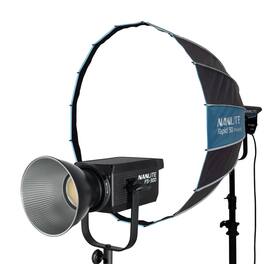 NANLITE - FS-300 Daylight AC LED Monolight with Rapid 90 Parabolic Softbox Bundle