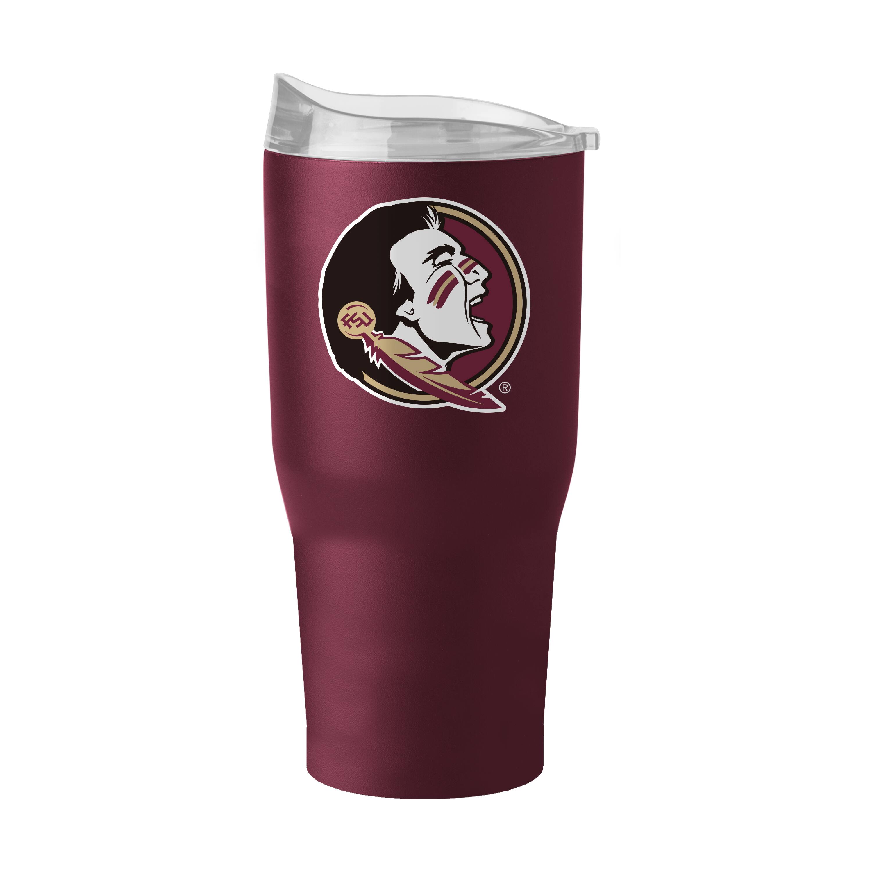Front. Logo Brands - Florida State Seminoles 30oz. Flipside Powder Coat Tumbler - Multicolor.