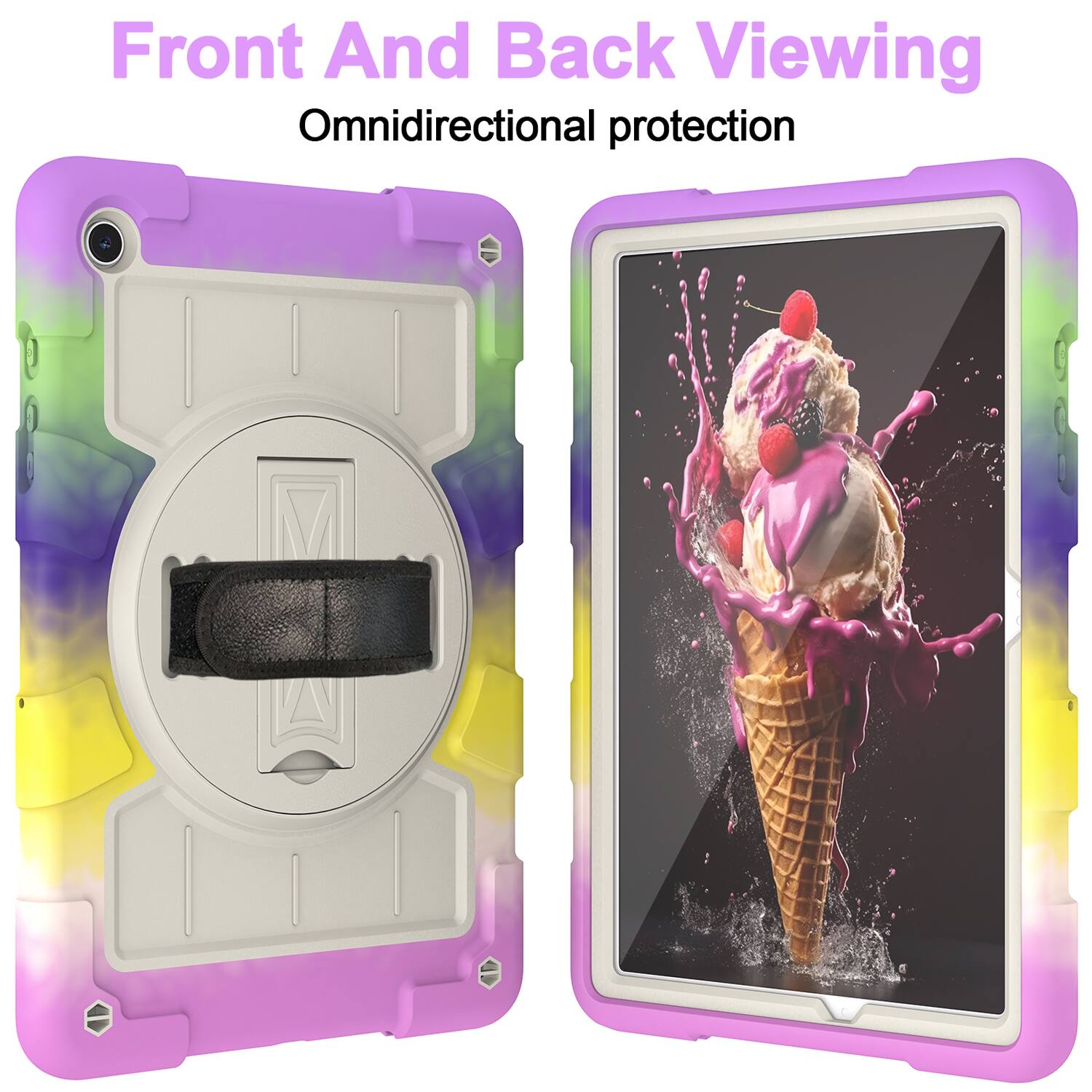 Front And Back Viewing  
Omnidirectional protection