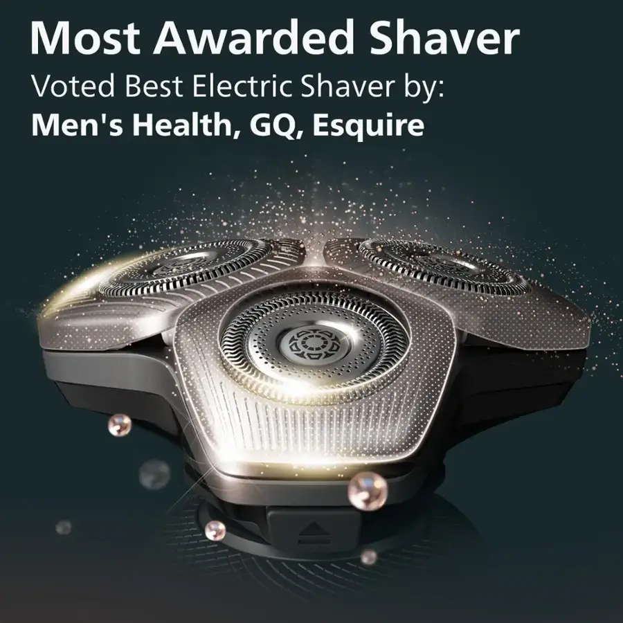 Most Awarded Shaver Voted Best Electric Shaver by: Men's Health, GQ, Esquire