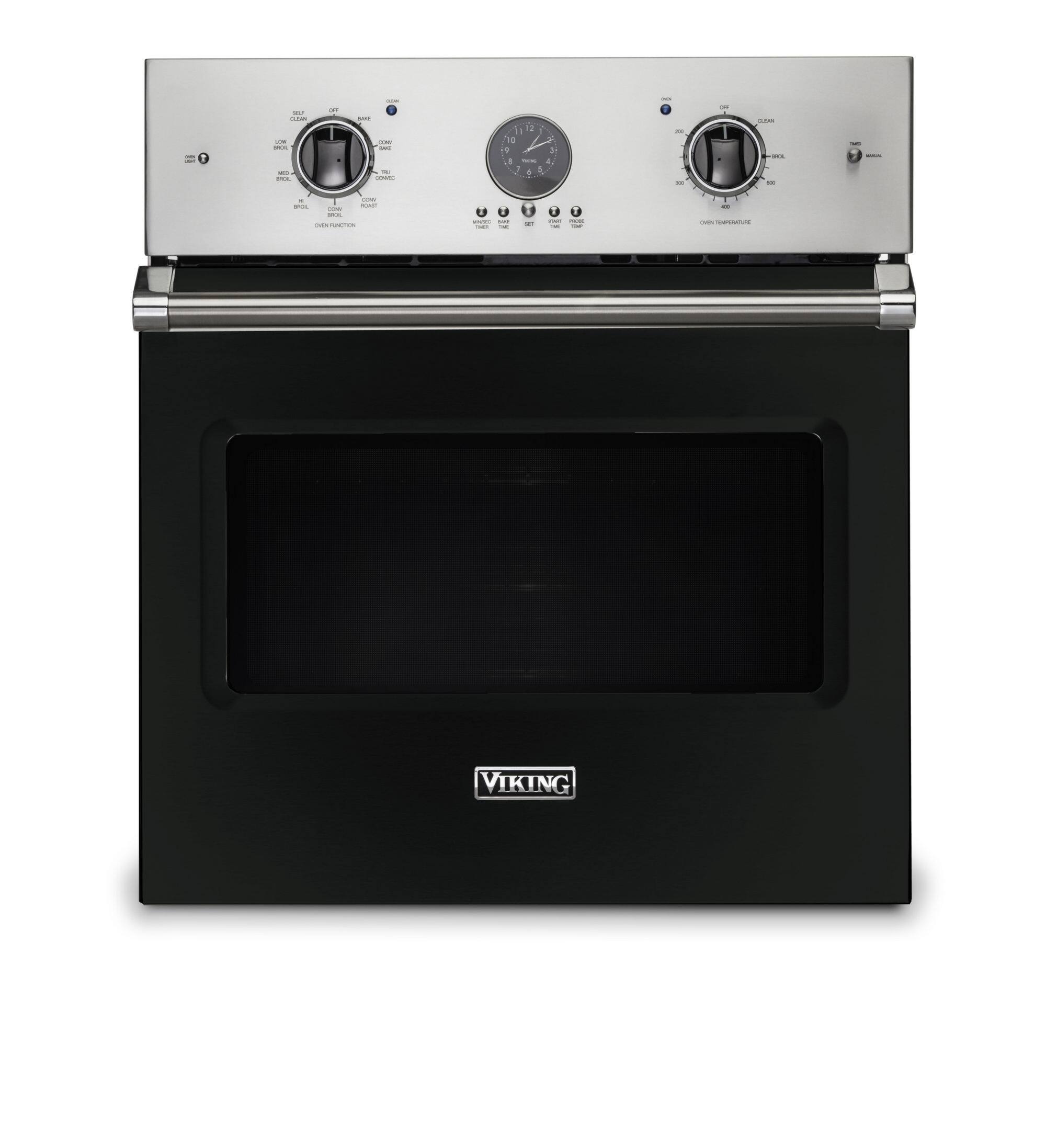 Viking - 27" Built-in Single Electric Convection Wall Oven - Antique Bronze - Front_Zoom