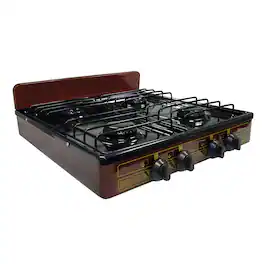 Koblenz - Outdoor 4-Burner Gas Stove Top Great for Camping and Tailgating - Bronze