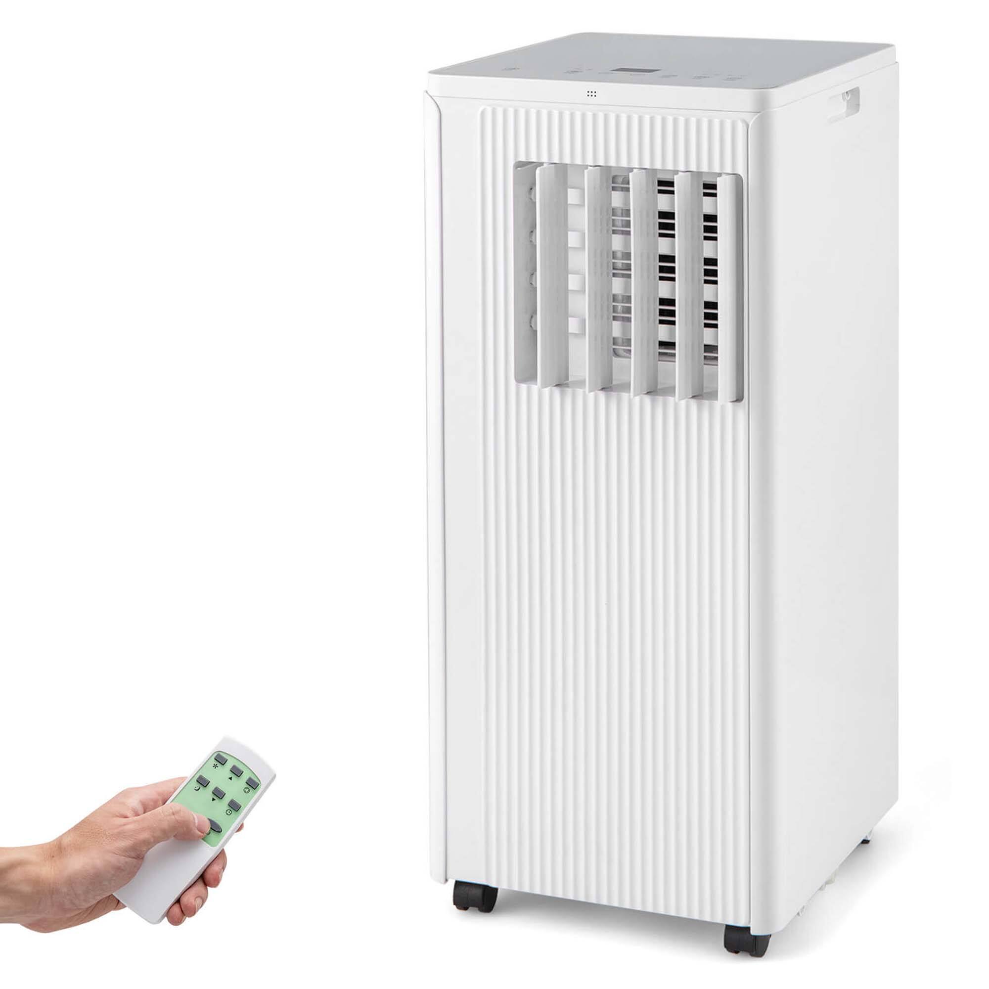 Alt View 9. Costway - Costway Portable Air Conditioner, 10000 BTU Standing Air Cooler w/Fan & Dehumidifier, Cools Rooms up to 350 Sq.Ft - White.
