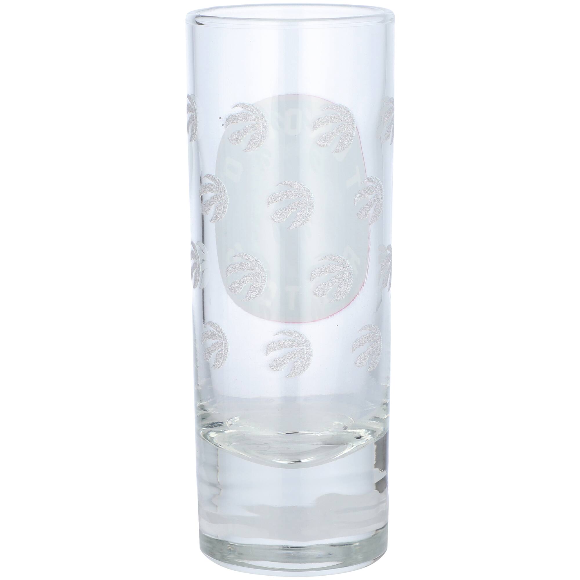 Alt View 1. Logo Brands - Toronto Raptors 2.5oz. Satin-Etched Tall Shot Glass - Multicolor.