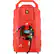 Alt View 5. VEVOR - Fuel Caddy, 32 Gallon, Portable Fuel Storage Tank On-Wheels, with 12V DC Transfer Pump, Gasoline Diesel Fuel Container - Red.