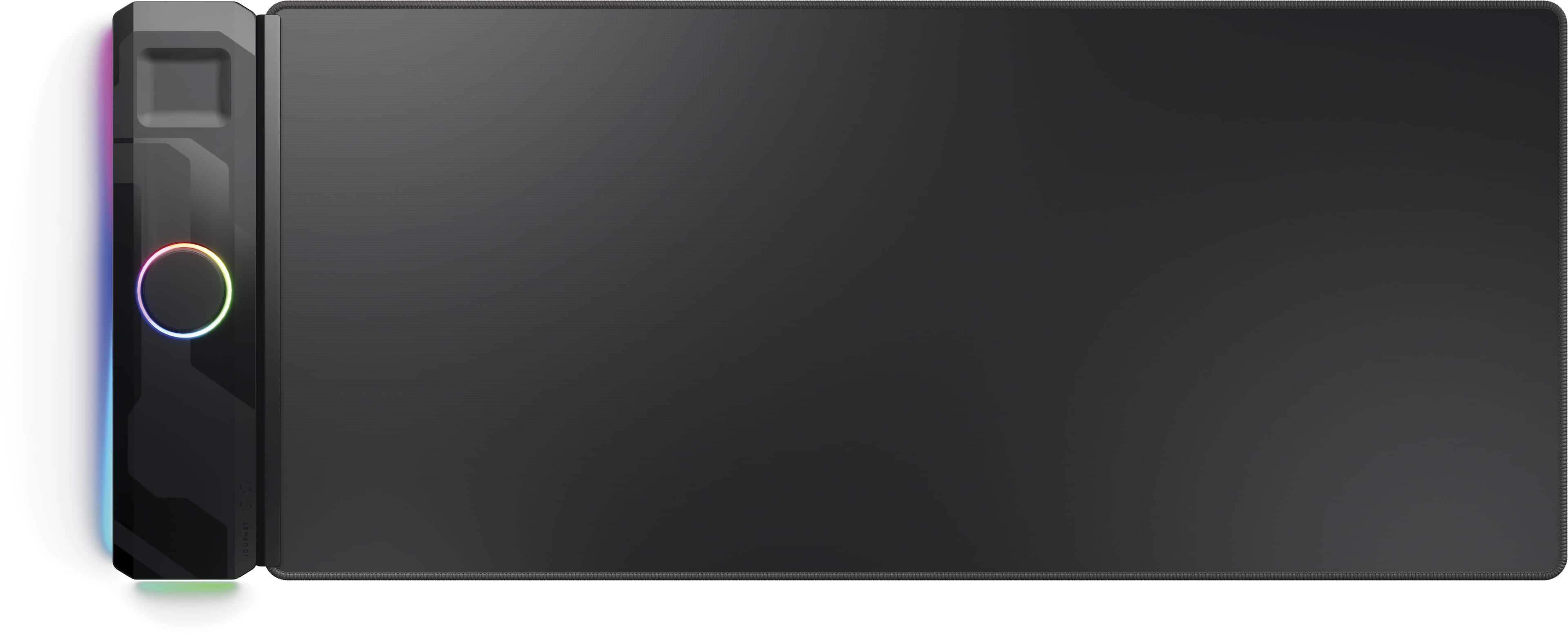 Front. JOURNEY - JOURNEY - ALTI PLAY PERFORMANCE DESK MAT WITH WIRELESS CHARGING QI2 - Midnight.