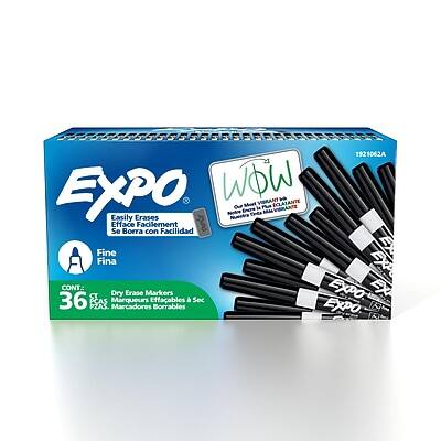 1921062A
EXPO
WOW
Vibrant Eclatant
Exclusively Erases
Efface Facilement
Se Borra con Facilidad
Fine
EXA
CONT: 36 PCAS
Dry Erase Markers
Marqueurs Effaçables
Marcadores Borrables