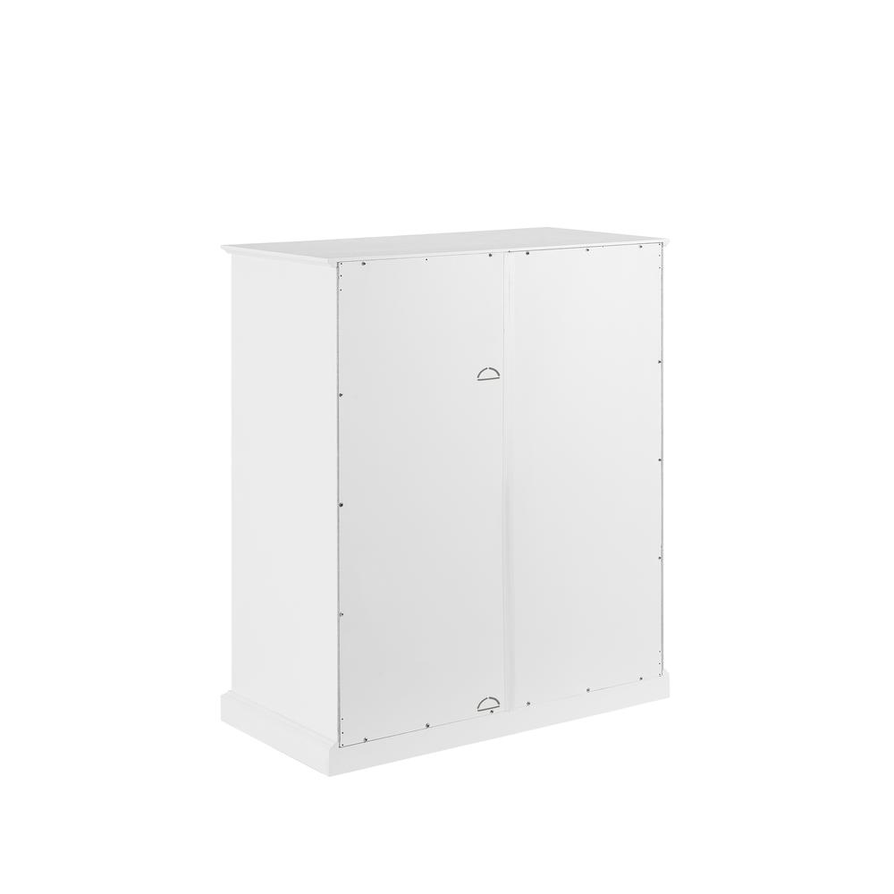 Alt View 4. Crosley Furniture - Cecily Stackable Kitchen Storage Pantry - White.