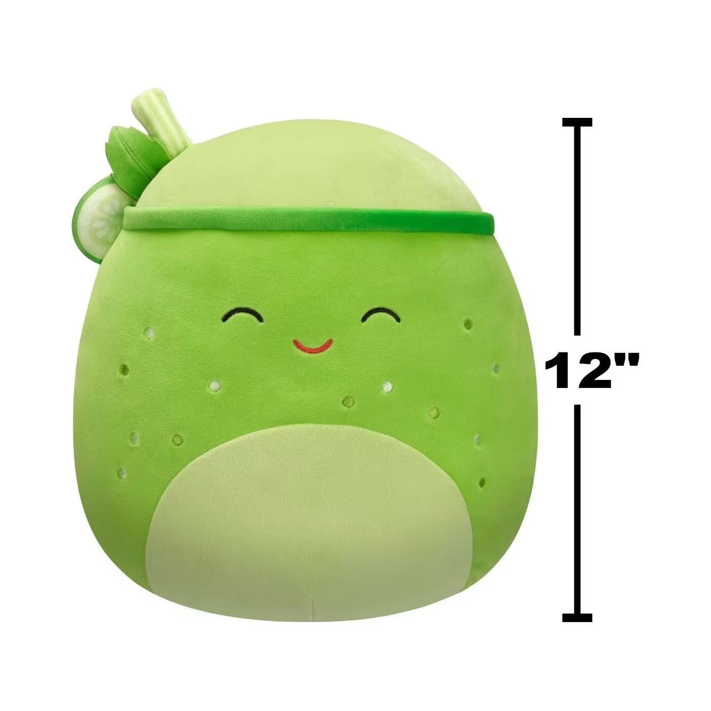 Alt View 2. Jazwares - Squishmallows: Townes the Cucumber Mint Smoothie 12" Plush.