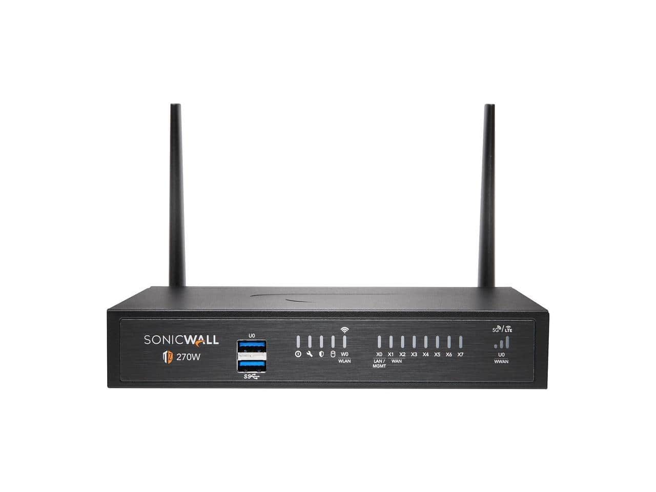 SonicWall - TZ270W Firewall (Gen 7) w/ 3-Year Security Suite & 1-Year CSE | 03-SSC-3002 - Black