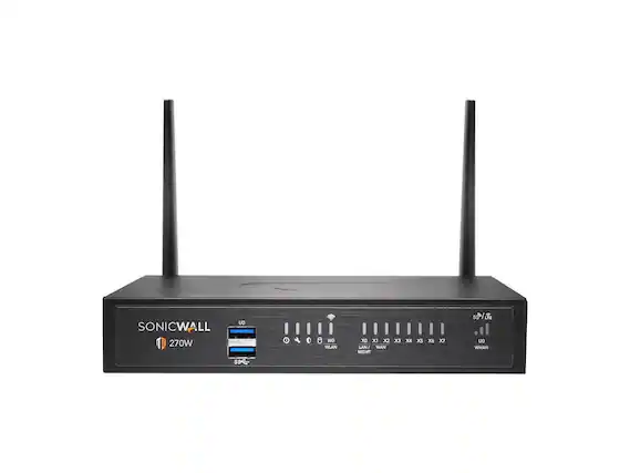 SONICWALL 270W
U0
O I LTE
W0
X0 X1 X2 X3 X4 X5 X6 X7
WLAN LAN! WAN WWAN
MOMT
59