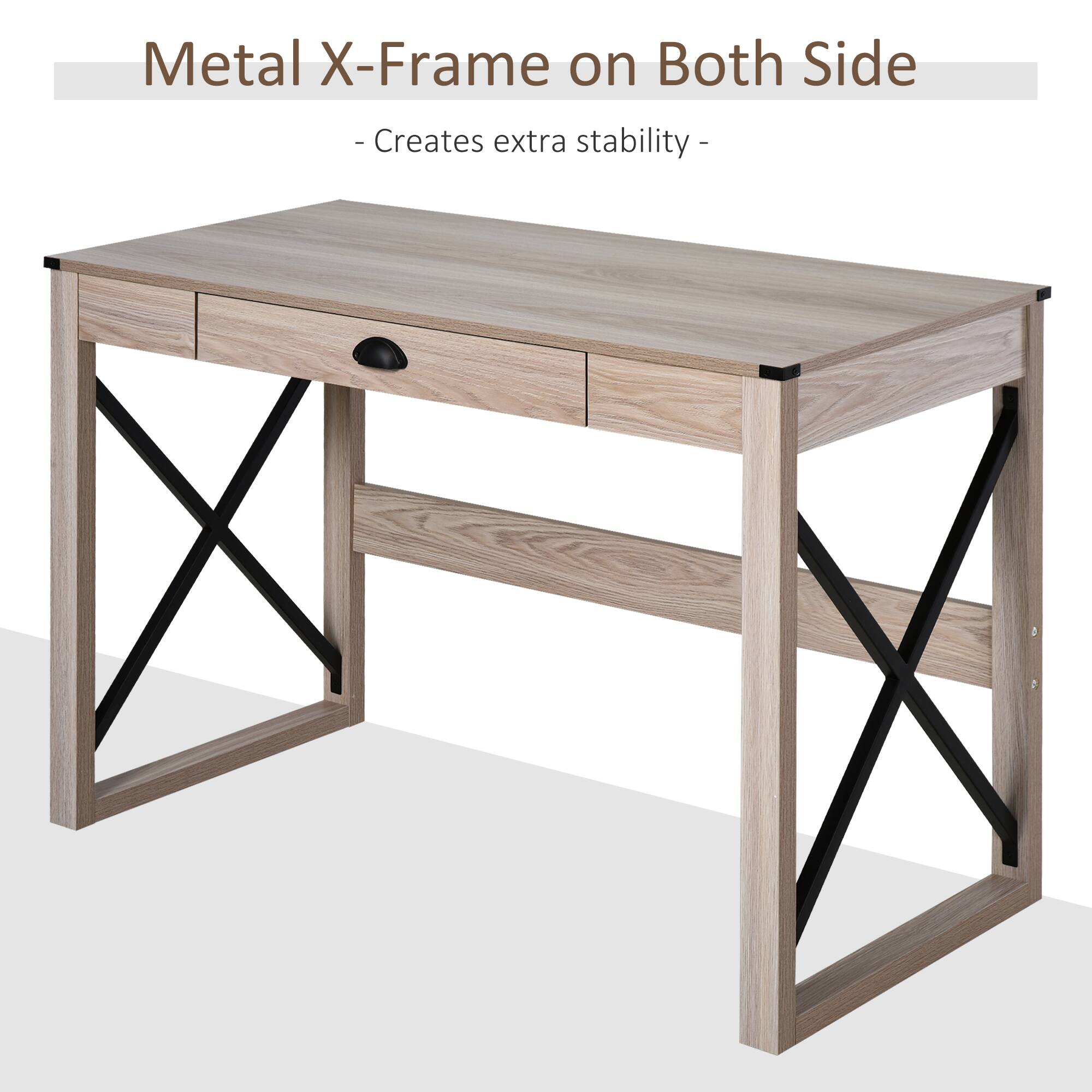 Metal X-Frame on Both Side - Creates extra stability -