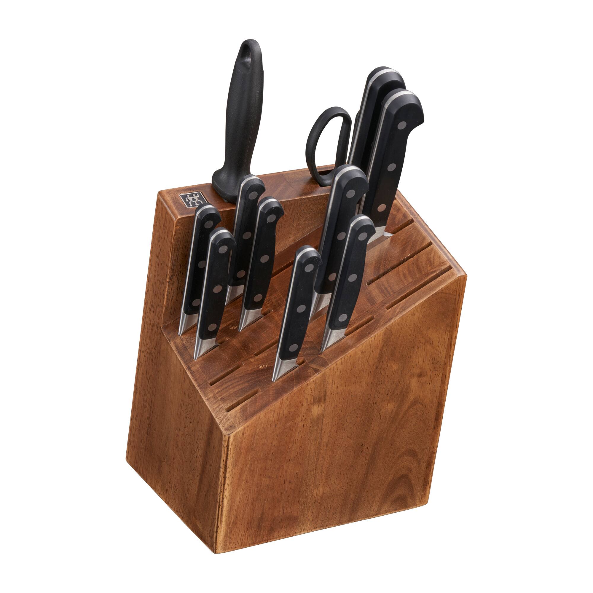 Alt View 2. ZWILLING - ZWILLING Pro 18-slot Knife Block - Walnut (no knives included) - Walnut.