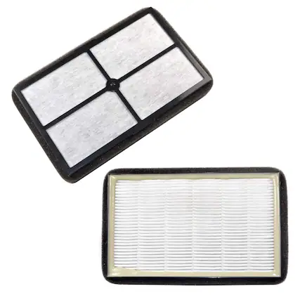 Front. HQRP - 2-Pack Air Purifier Replacement Filter for Black+Decker BXAP040 BXAP041 - Replaces BXFLTX FLT4010.