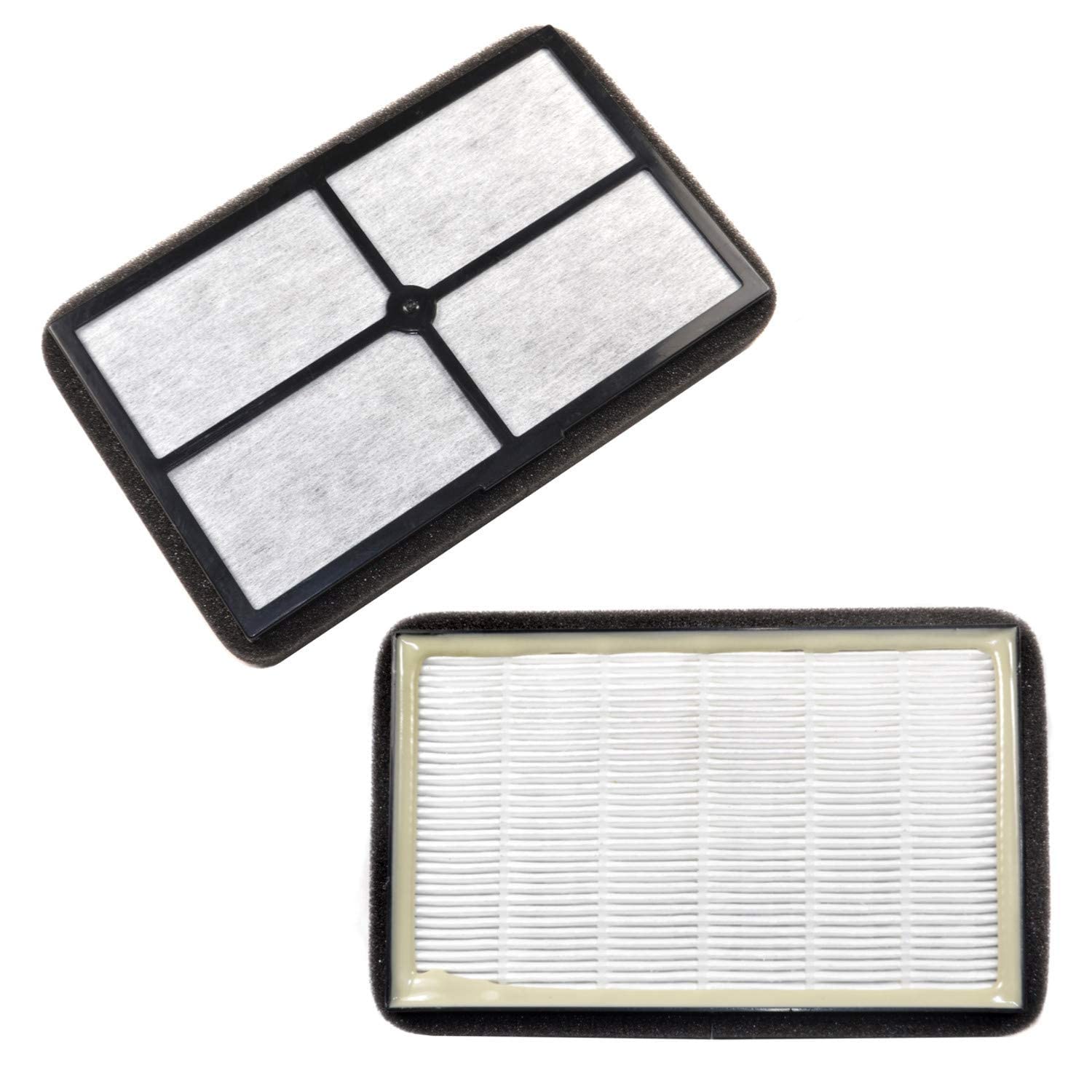 Front. HQRP - 2-Pack Air Purifier Replacement Filter for Black+Decker BXAP040 BXAP041 - Replaces BXFLTX FLT4010.