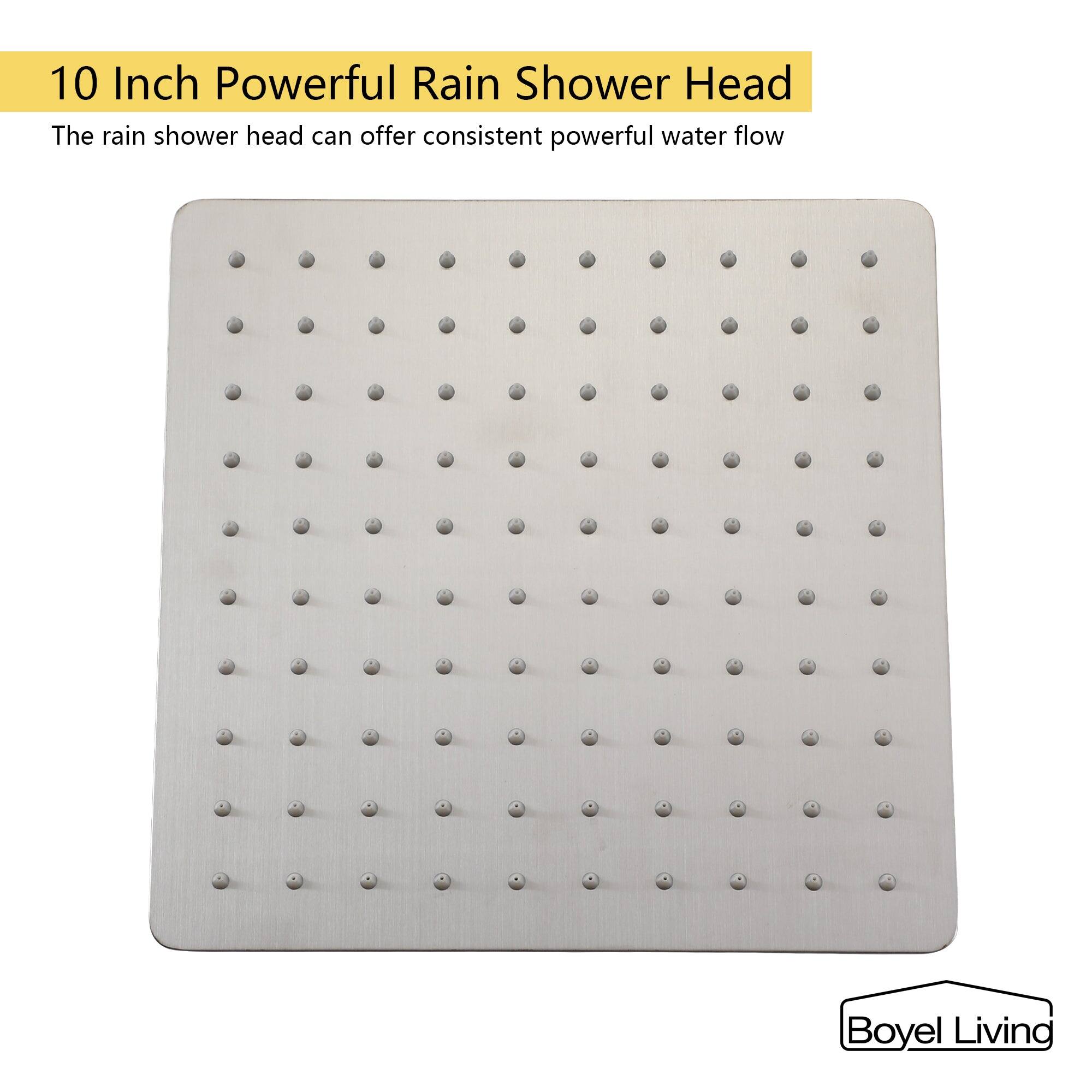 10 Inch Powerful Rain Shower Head

The rain shower head can offer consistent powerful water flow

Boyel Living