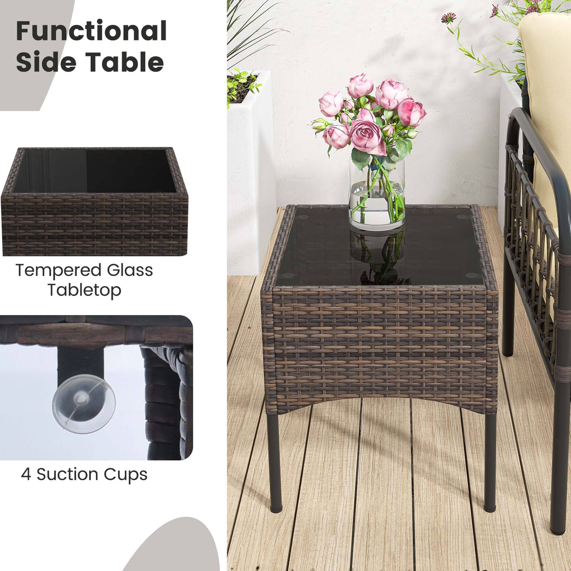 Functional Side Table

Tempered Glass Tabletop

4 Suction Cups