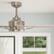 Alt View 7. Siljoy - 42" Modern Low Profile Ceiling Fan with Light and APP/Remote,DC Reversible Motor ,Dimmable LED for Bedroom/Living Room - Nickel.