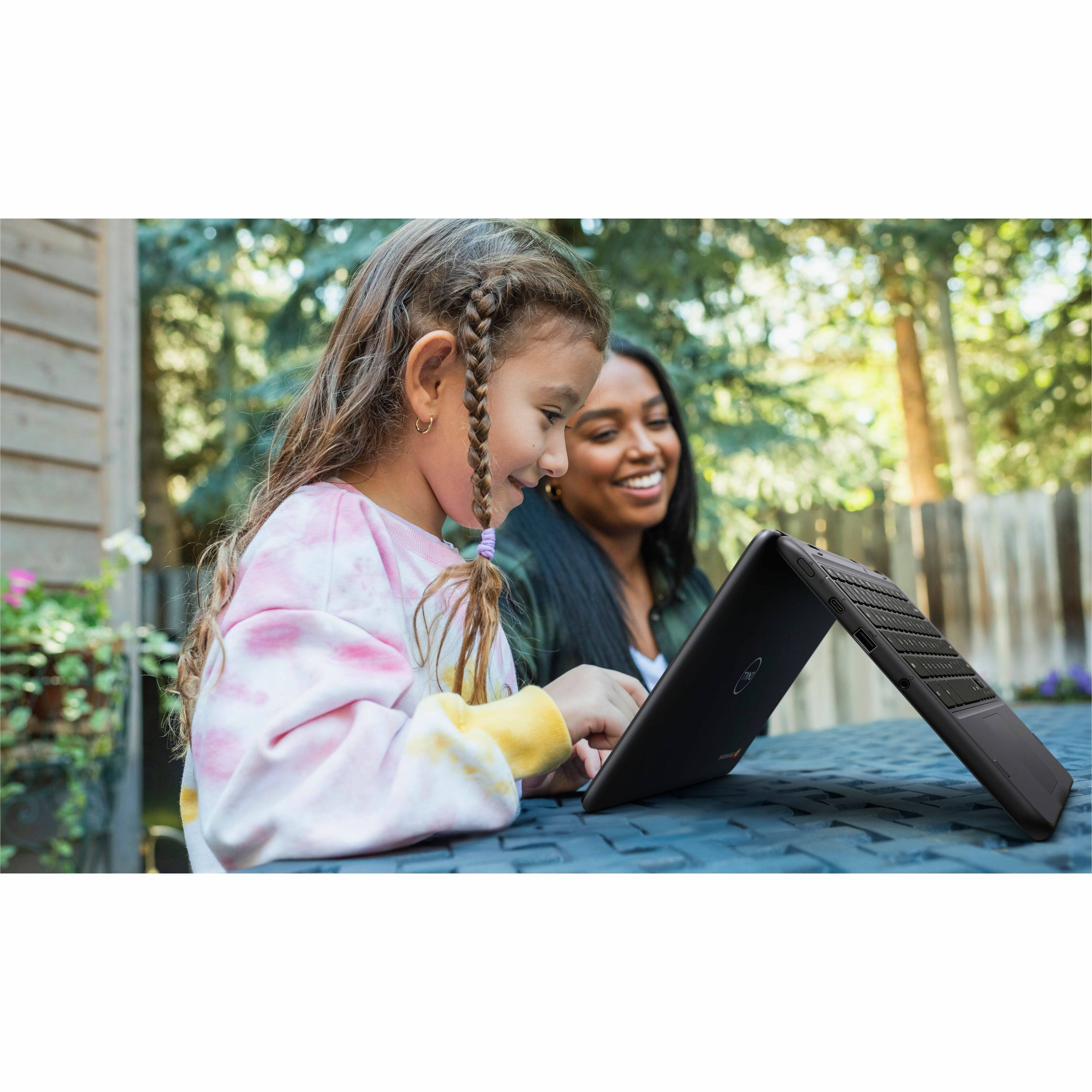 Alt View 27. Dell - Chromebook 3120 11.6" Laptop Intel N-Series N100 4GB 64GB EMMC - Gray.