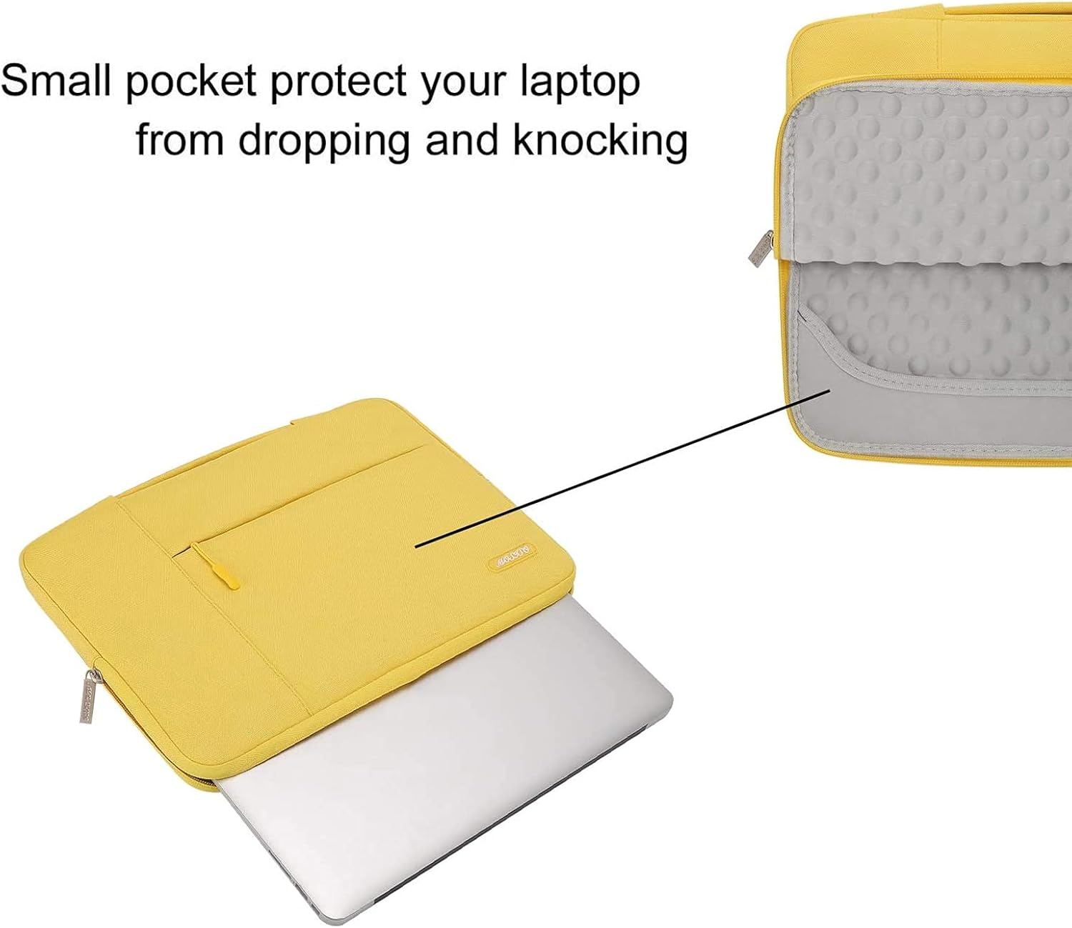 Small pocket protect your laptop from dropping and knocking.