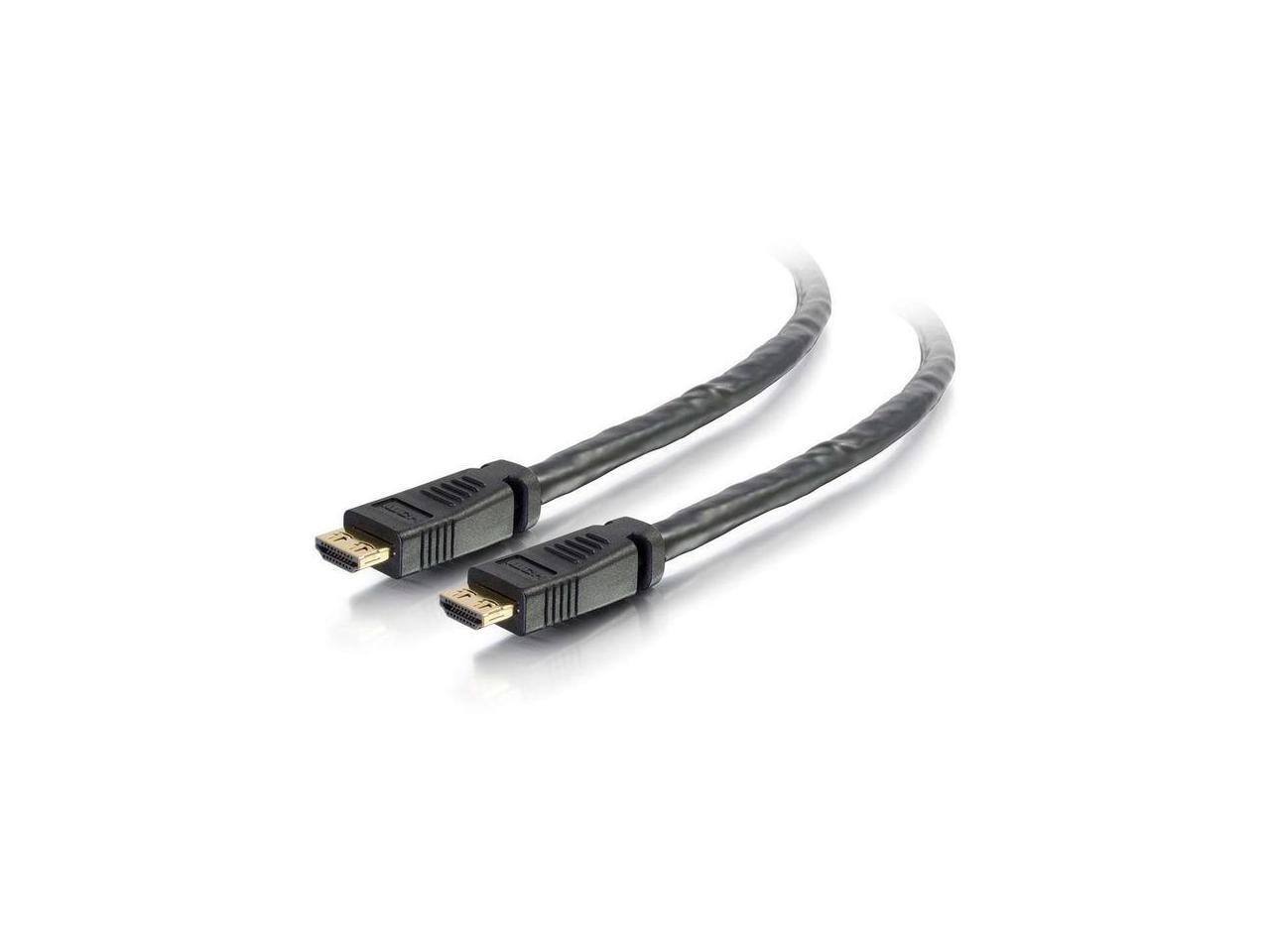 Alt View 8. Cables to Go - C2G 42529 4K HDMI Cable (60Hz), Gripping, CL2P, TAA, Black (25ft).