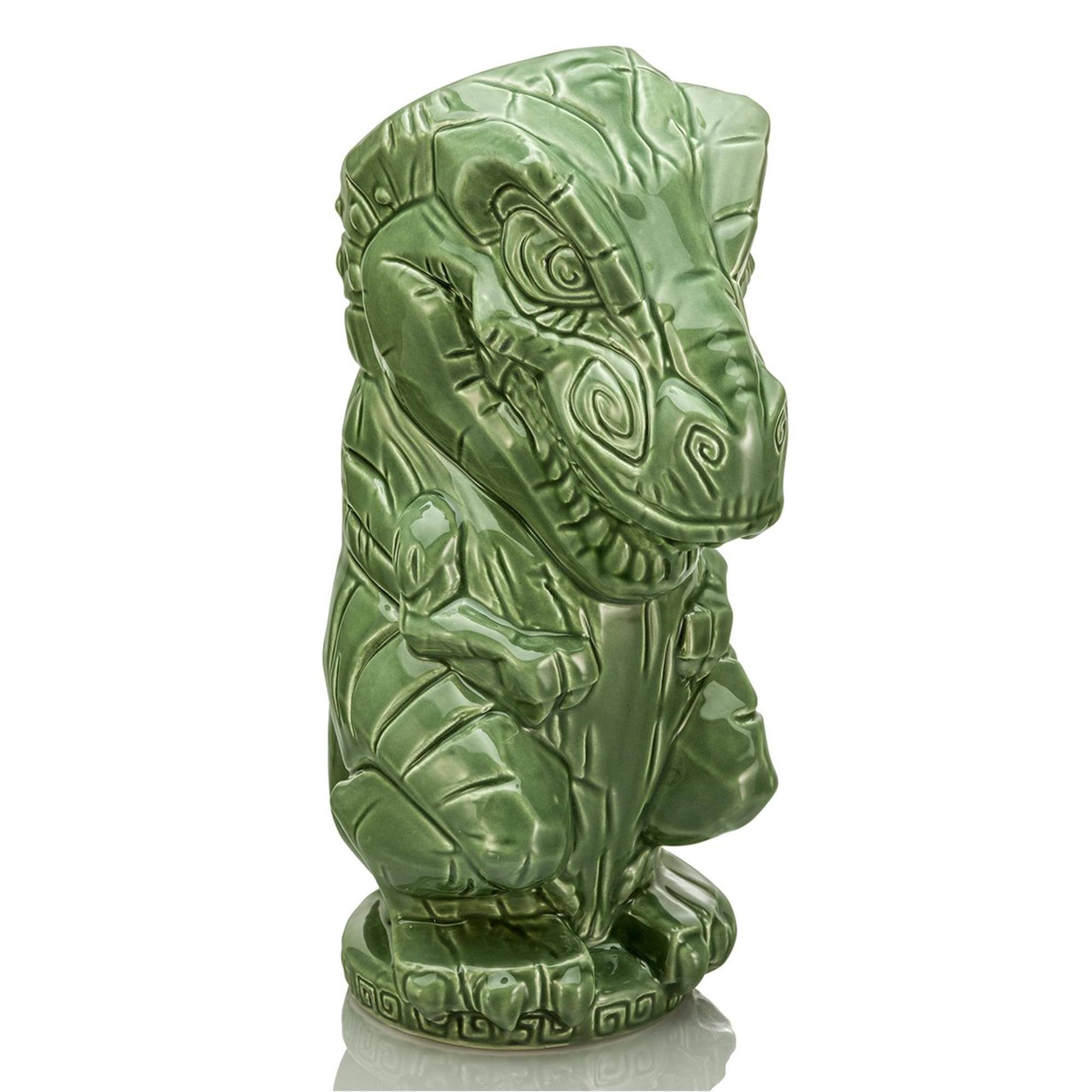 Alt View 1. Beeline Creative - Geeki Tikis T-Rex Ceramic Mug | Holds 15 Ounces - Green.