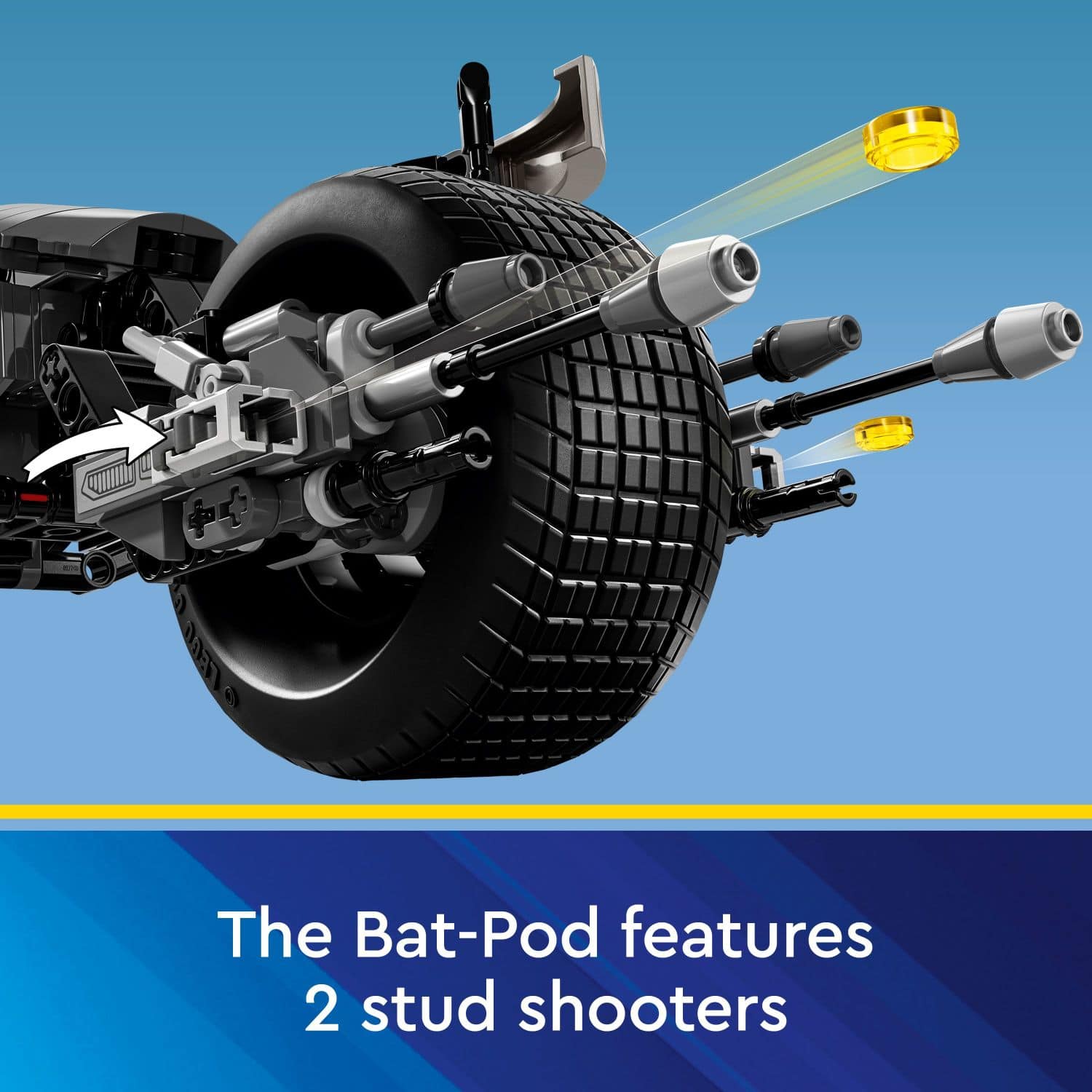 Lego Dc Batman: Batman Construction Figure & The Bat-pod Bike Action 