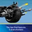 The Bat-Pod features 2 stud shooters.