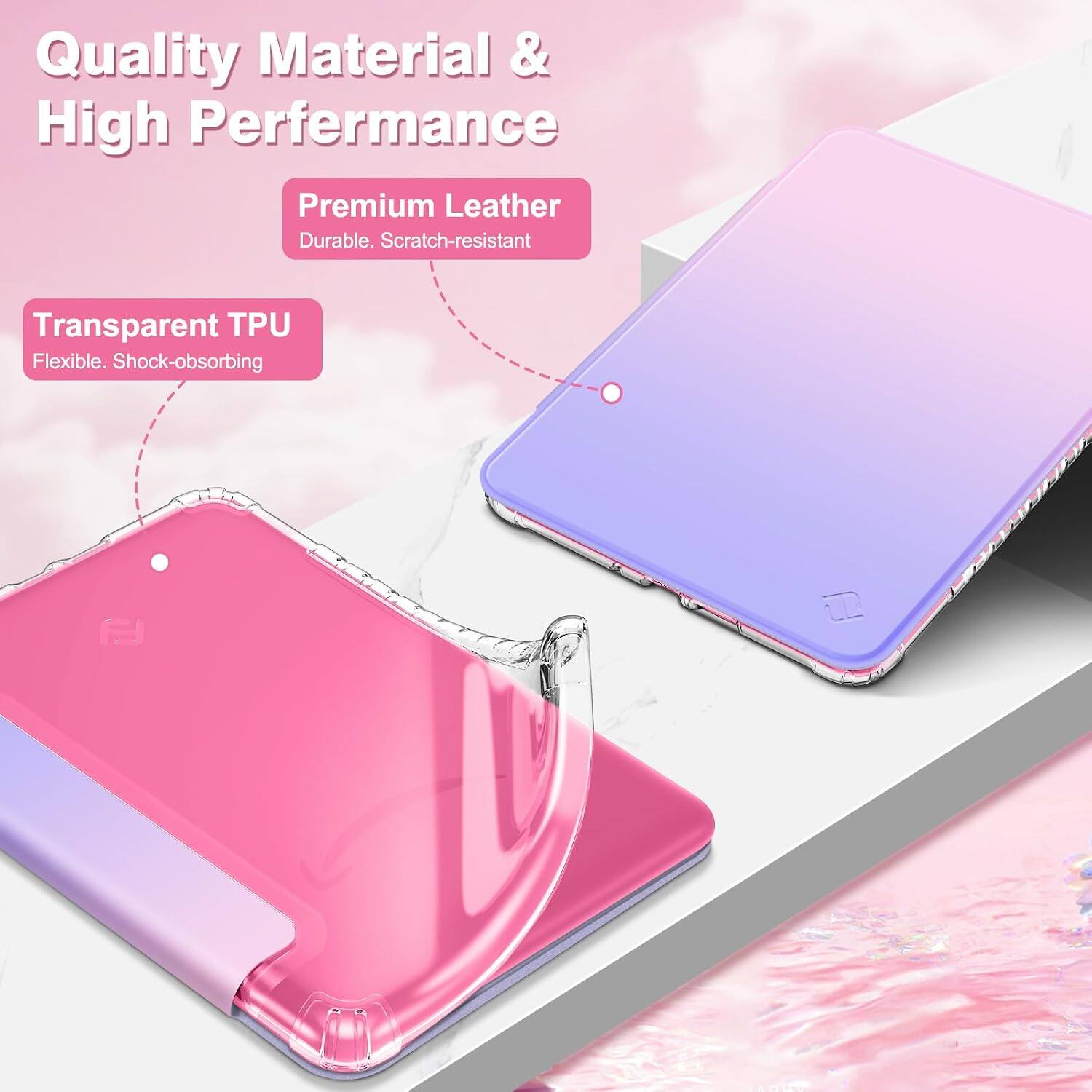 Quality Material & High Performance

Premium Leather
Durable. Scratch-resistant

Transparent TPU
Flexible. Shock-absorbing